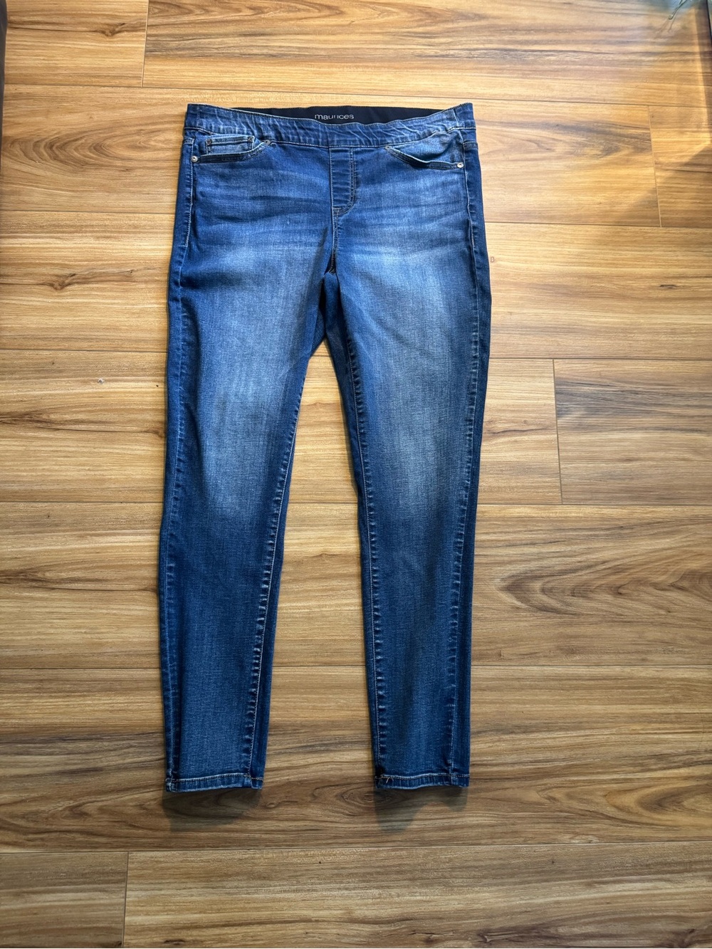Maurices Medium-Dark Blue Skinny Jeans